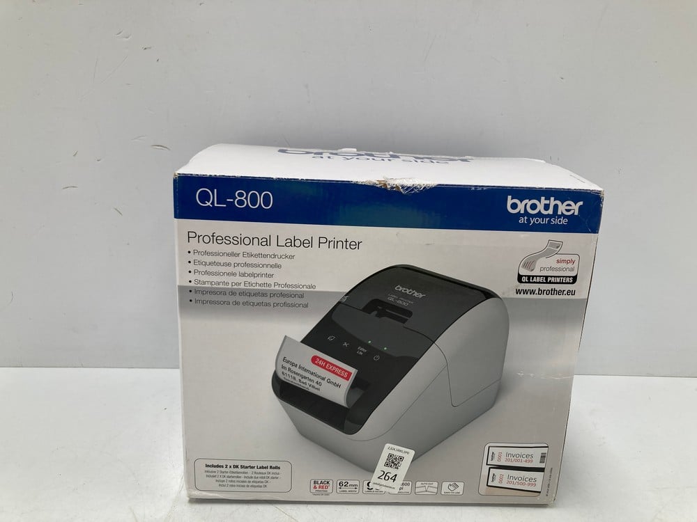 BROTHER QL-800 - LABEL PRINTER (RRP €112) - LOCATI
