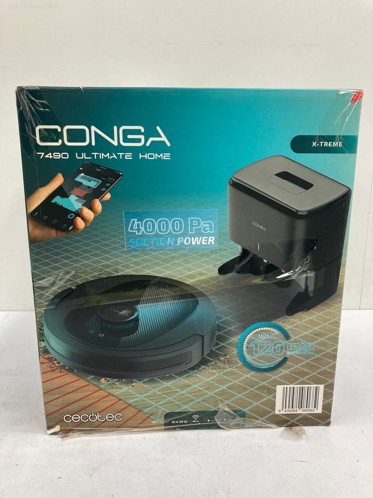 CECOTEC CONGA 7490 ULTRA HOME X-TREME ROBOT VACUUM