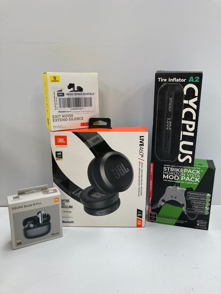 5 X TECHNOLOGY PRODUCTS: VARIOUS BRANDS AND MODELS