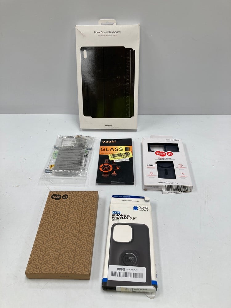 6 X PROTECTIVE ACCESSORIES FOR ELECTRONIC DEVICES,