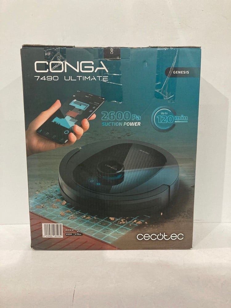 CECOTEC CONGA 7490 ULTIMATE GENESIS 2600PA 120-MIN