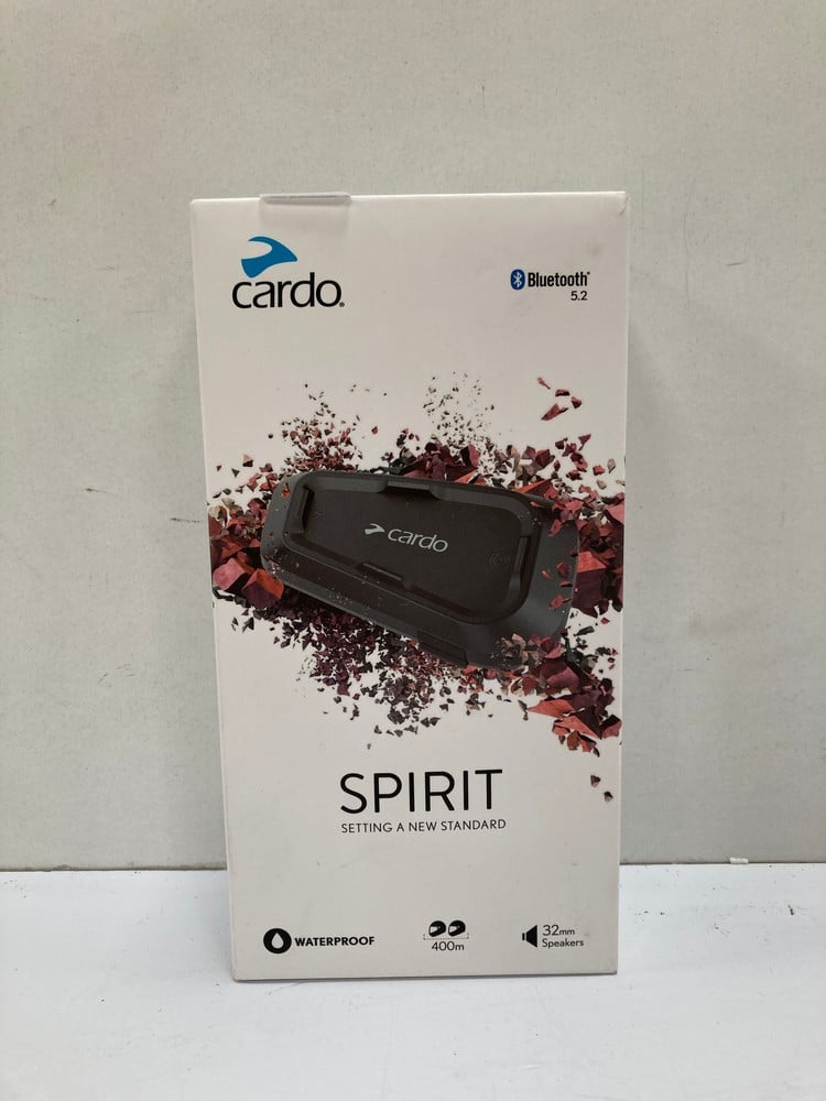 CARDO SPIRIT 2-WAY BLUETOOTH MOTORCYCLE INTERCOM S