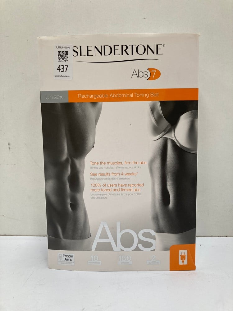 SLENDERTONE RECHARGEABLE ABS7 ABDOMINAL TONING BEL