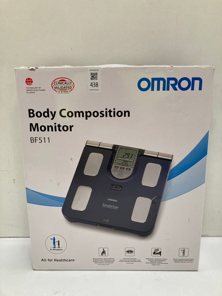 OMRON BF511 BODY COMPOSITION MONITOR, CLINICALLY V