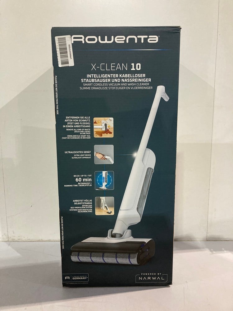 ROWENTA X-CLEAN 10, CORDLESS ELECTRIC MOP VACUUM C