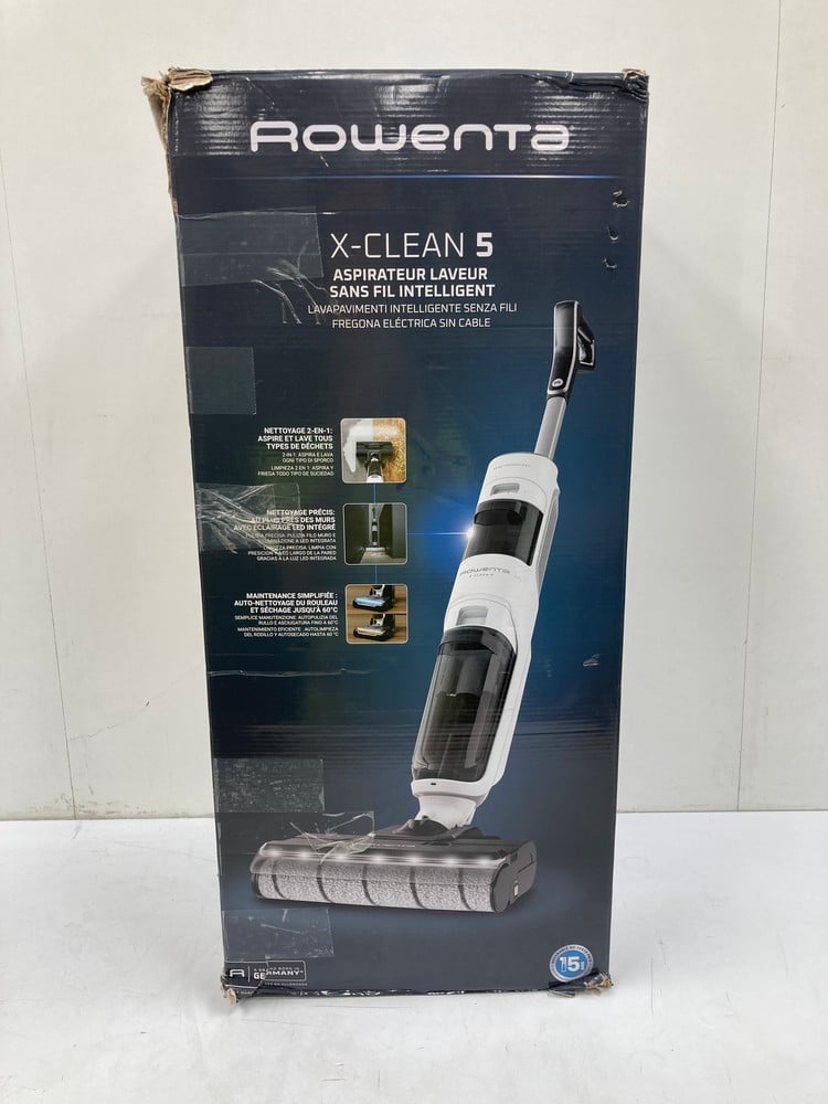 ROWENTA X-CLEAN 5, CORDLESS ELECTRIC VACUUM AND MO