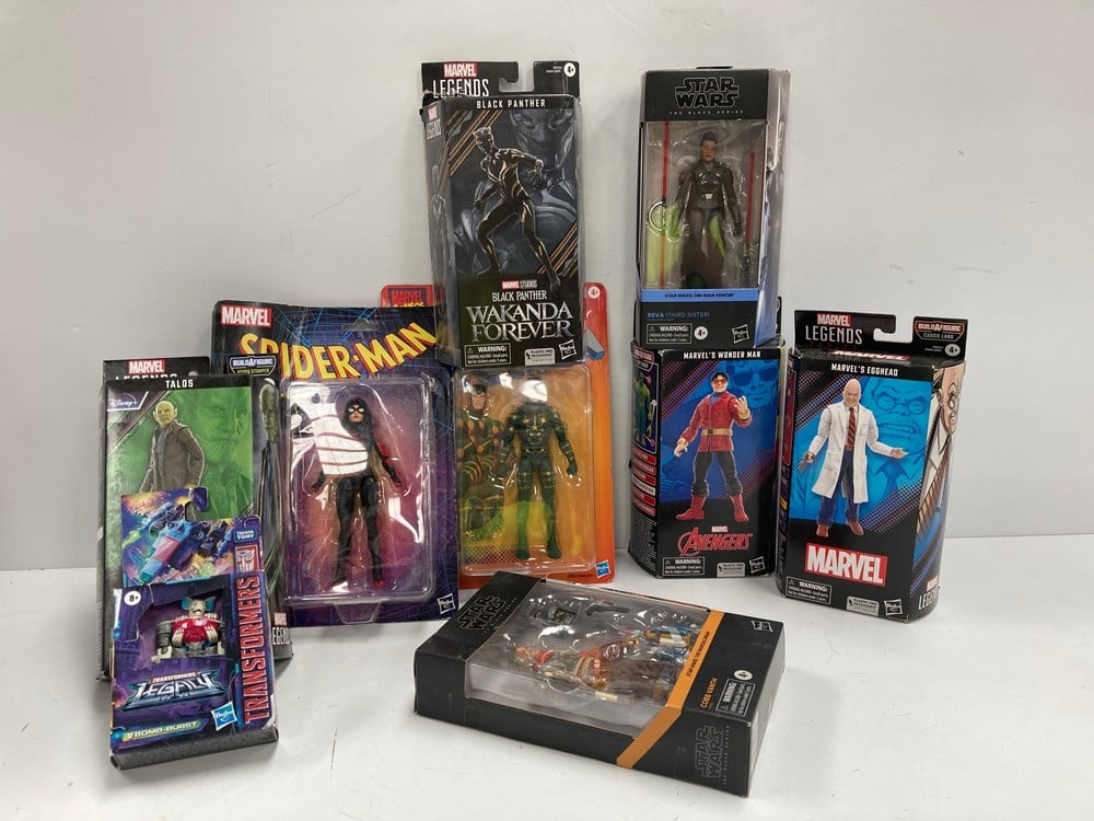 9 X TOYS FROM VARIOUS BRANDS AND TYPES, INCLUDING 