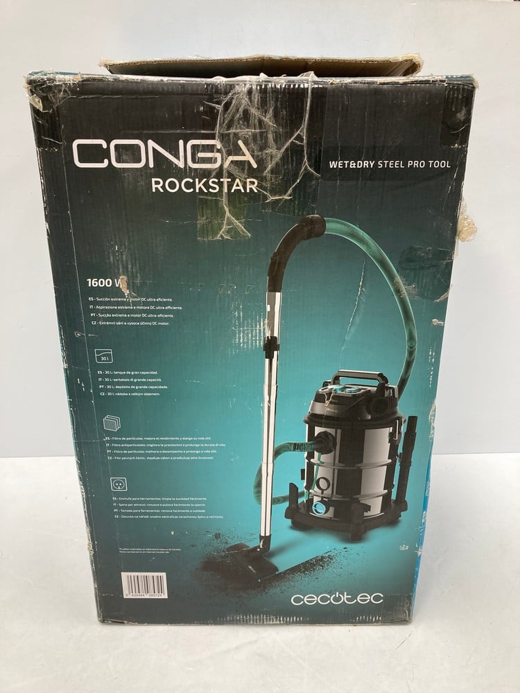 CECOTEC 30 L WET & DRY VACUUM CLEANER CONGA ROCKST