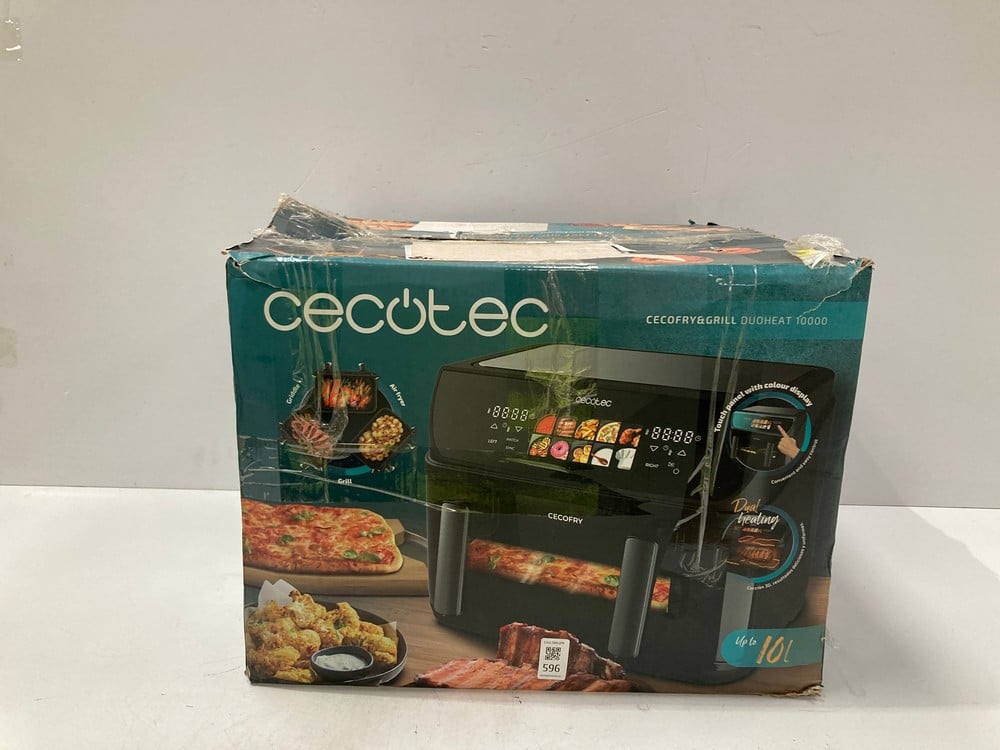 CECOTEC 10L AIR FRYER, 4 HEATING ELEMENTS, AIR FRY