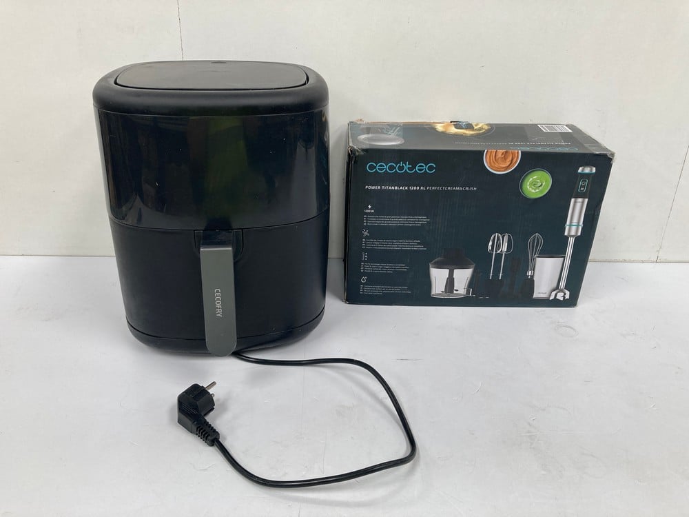 CECOTEC CECOFRY AIR FRYER AND CECOTEC POWER TITANB