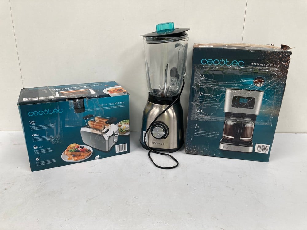 CECOTEC TOASTIN TIME 850 STAINLESS STEEL TOASTER, 