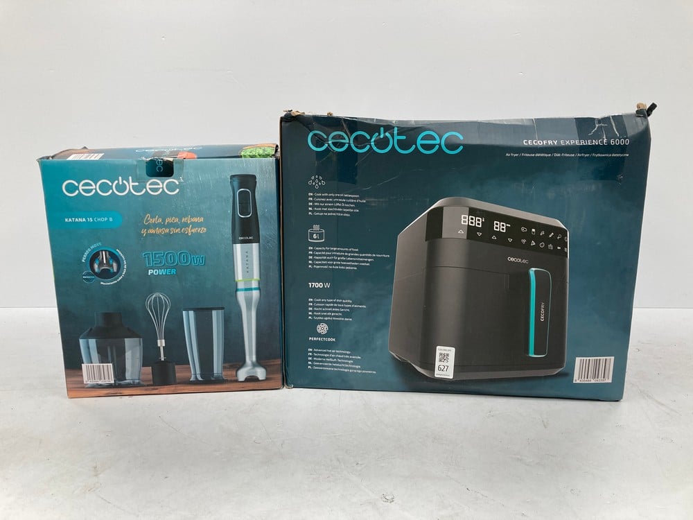 CECOTEC CECOFRY EXPERIENCE 6000 AND CECOTEC KATANA