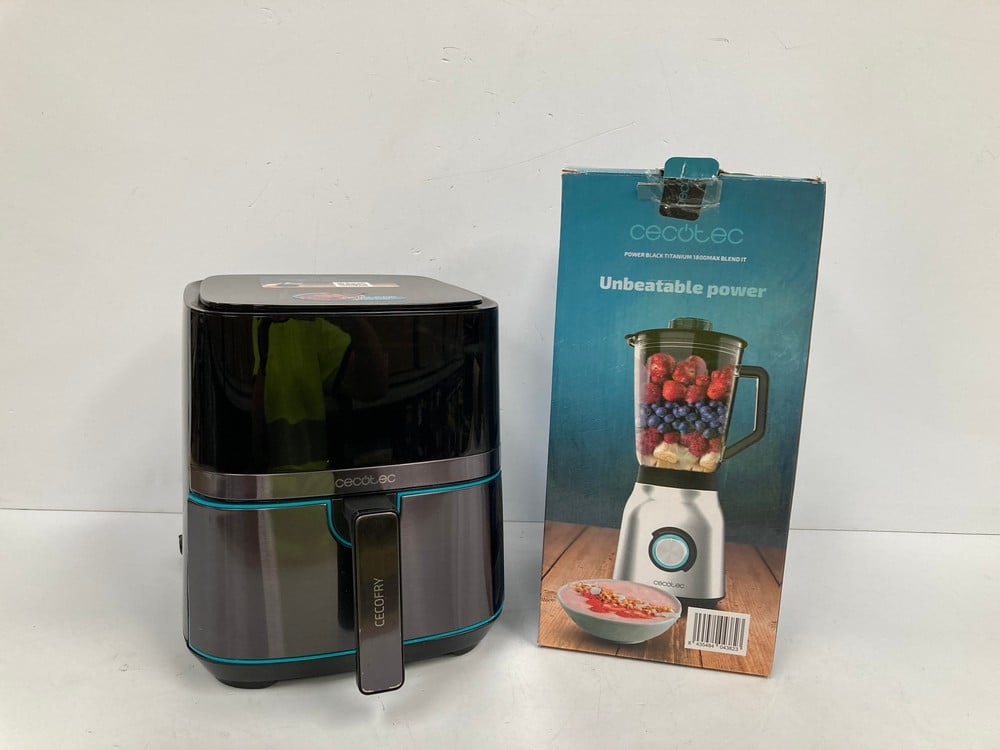 CECOTEC CECOFRY AIR FRYER AND CECOTEC POWER BLACK 