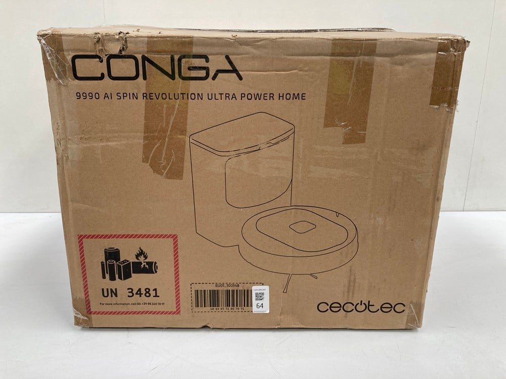 CECOTEC CONGA 9990 AI SPIN REVOLUTION ULTRA POWER 