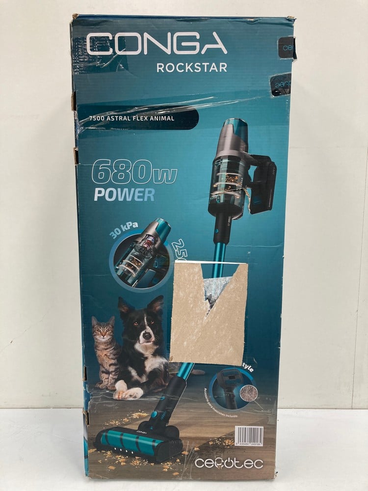 CECOTEC CONGA ROCKSTAR 7500 ASTRAL FLEX ANIMAL VAC