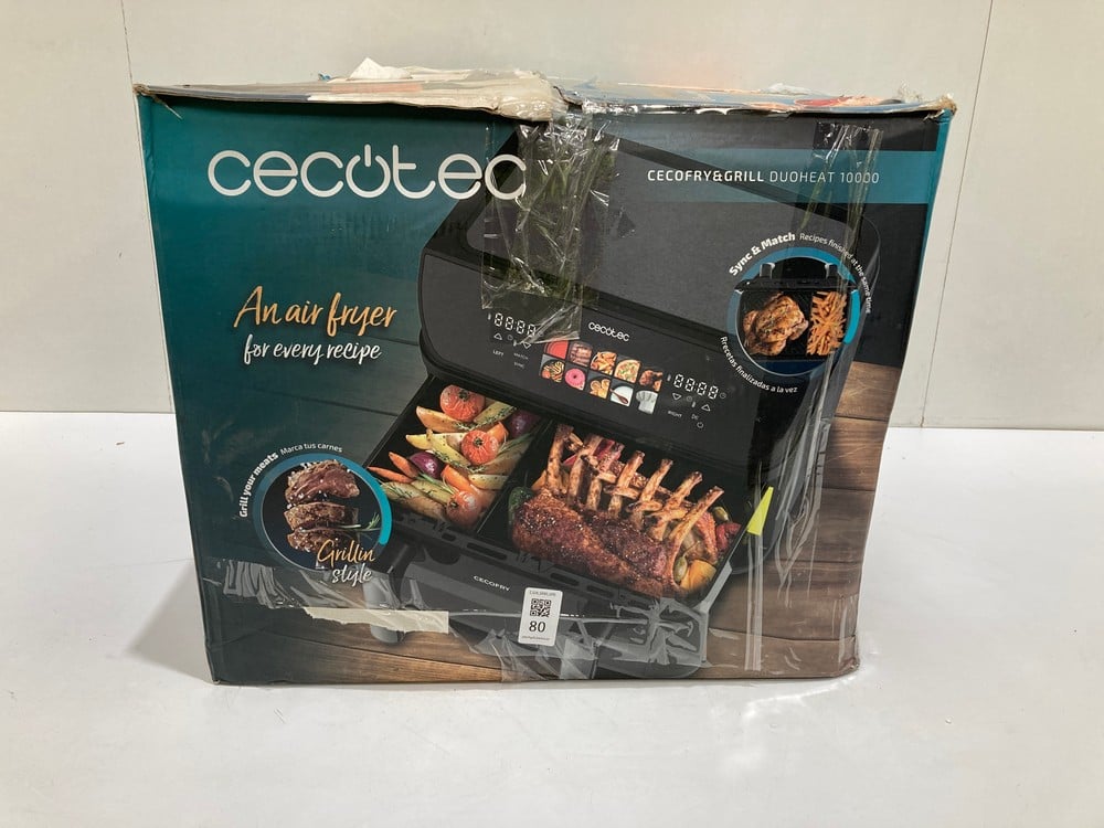 CECOFRY & GRILL DUOHEAT OIL-FREE AIR FRYER (RRP €1