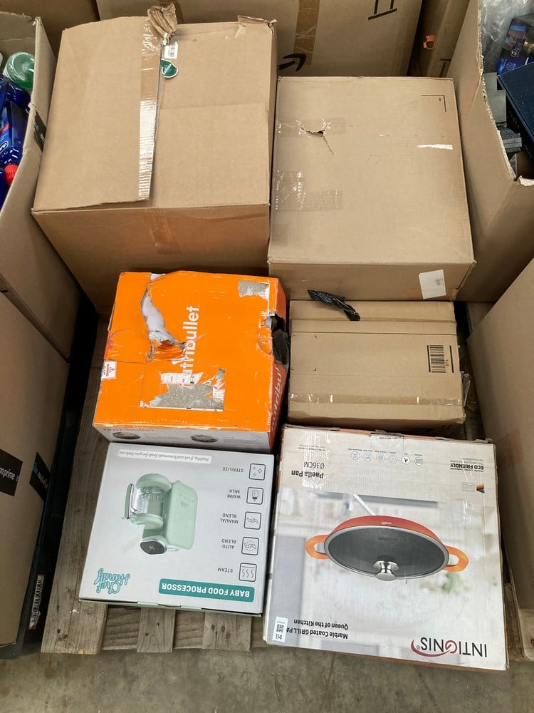 7 X MISCELLANEOUS HOUSEHOLD ITEMS, INCLUDING A NUT