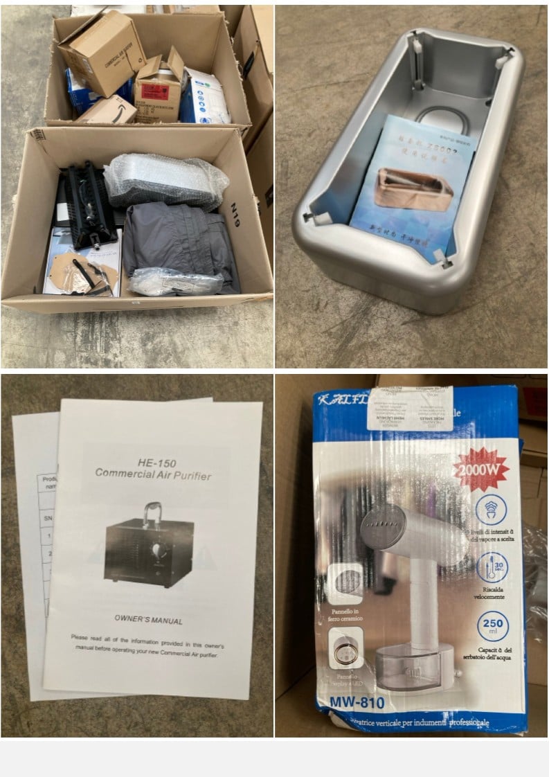 PALLET OF MISCELLANEOUS ITEMS INCLUDING A CORDLESS