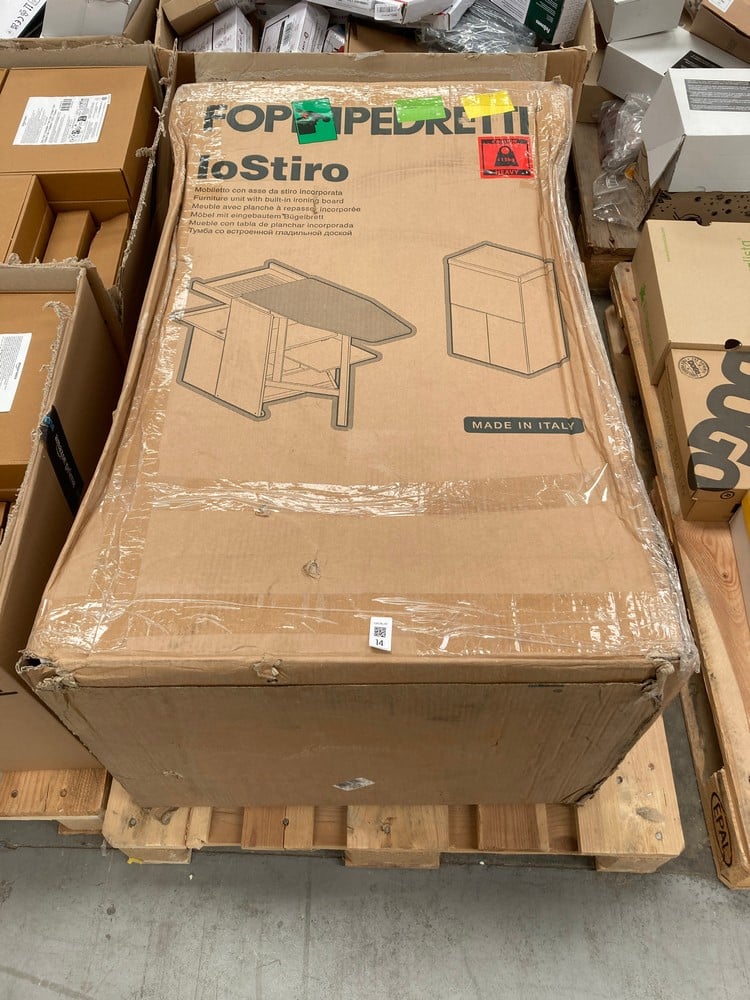 FURNITURE WITH BUILT-IN IRONING BOARD (MAY BE BROK