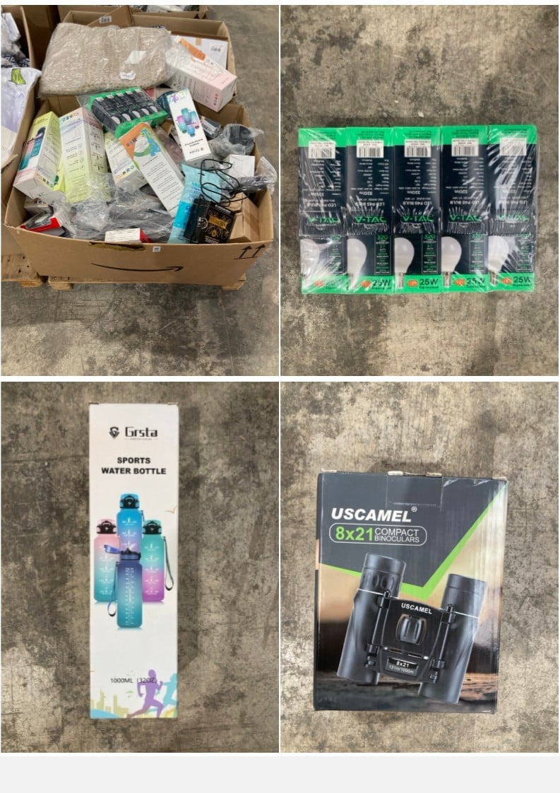 MIXED ASSORTMENT OF ITEMS INCLUDING V-TAC 25W LIGH