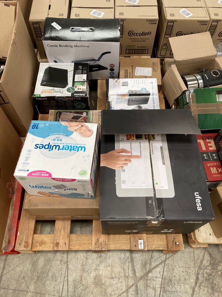 PALLET OF MISCELLANEOUS ITEMS, INCLUDING A UFESA S