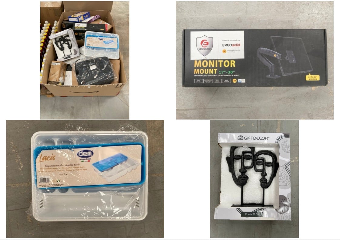 PALLET OF MISCELLANEOUS ITEMS, INCLUDING A MONITOR