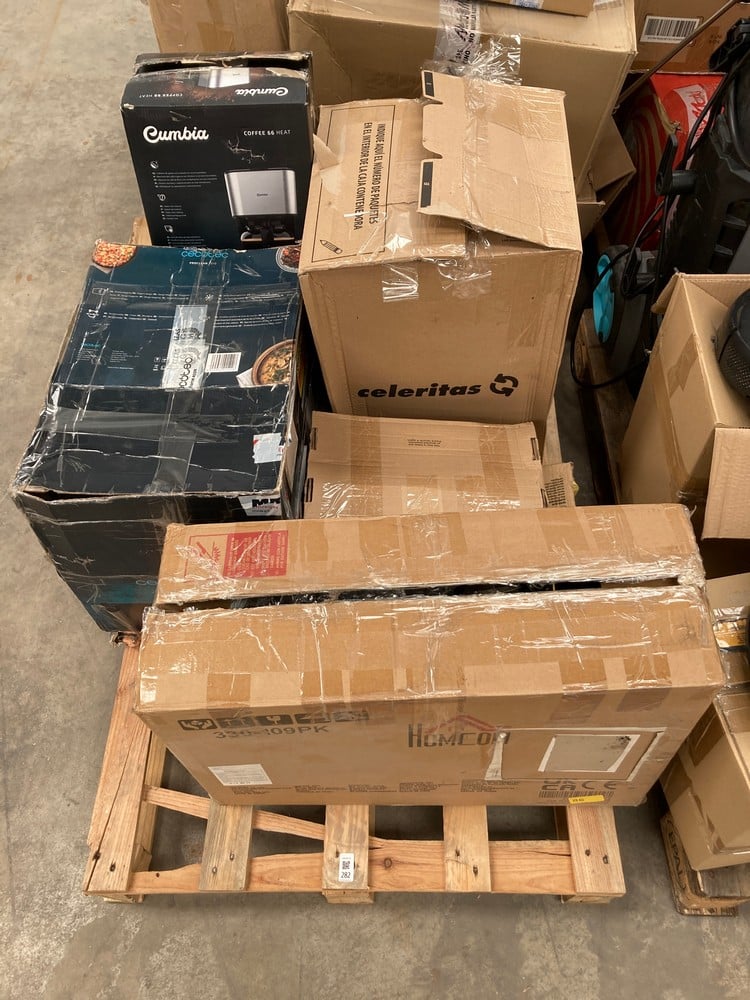 PALLET OF MISCELLANEOUS ITEMS INCLUDING A CECOTEC 