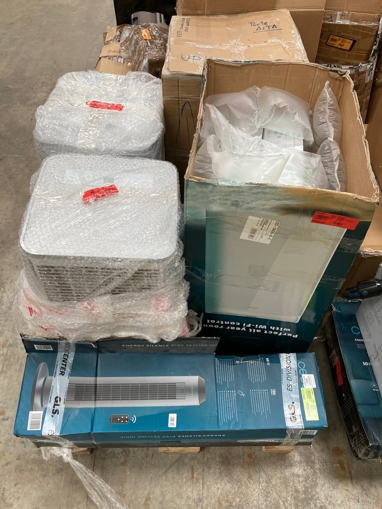PALLET OF MISCELLANEOUS ITEMS INCLUDING A CECOTEC 