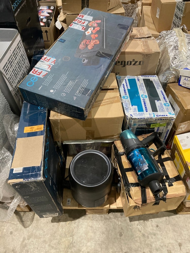PALLET OF MISCELLANEOUS ITEMS INCLUDING A CECOTEC 