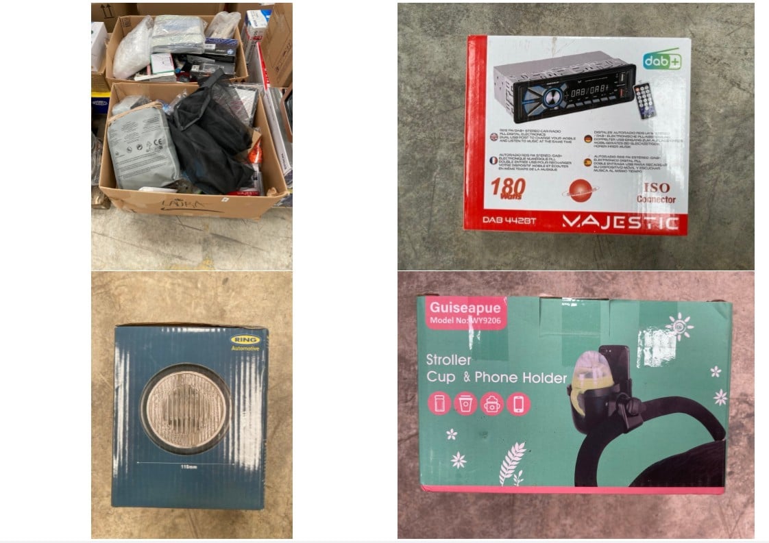 PALLET OF MISCELLANEOUS ITEMS, INCLUDING A NEW MAJ