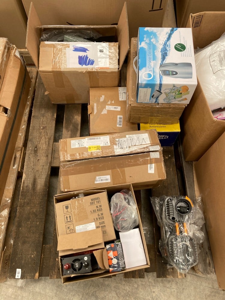PALLET OF MISCELLANEOUS ITEMS, INCLUDING AN OZONE 