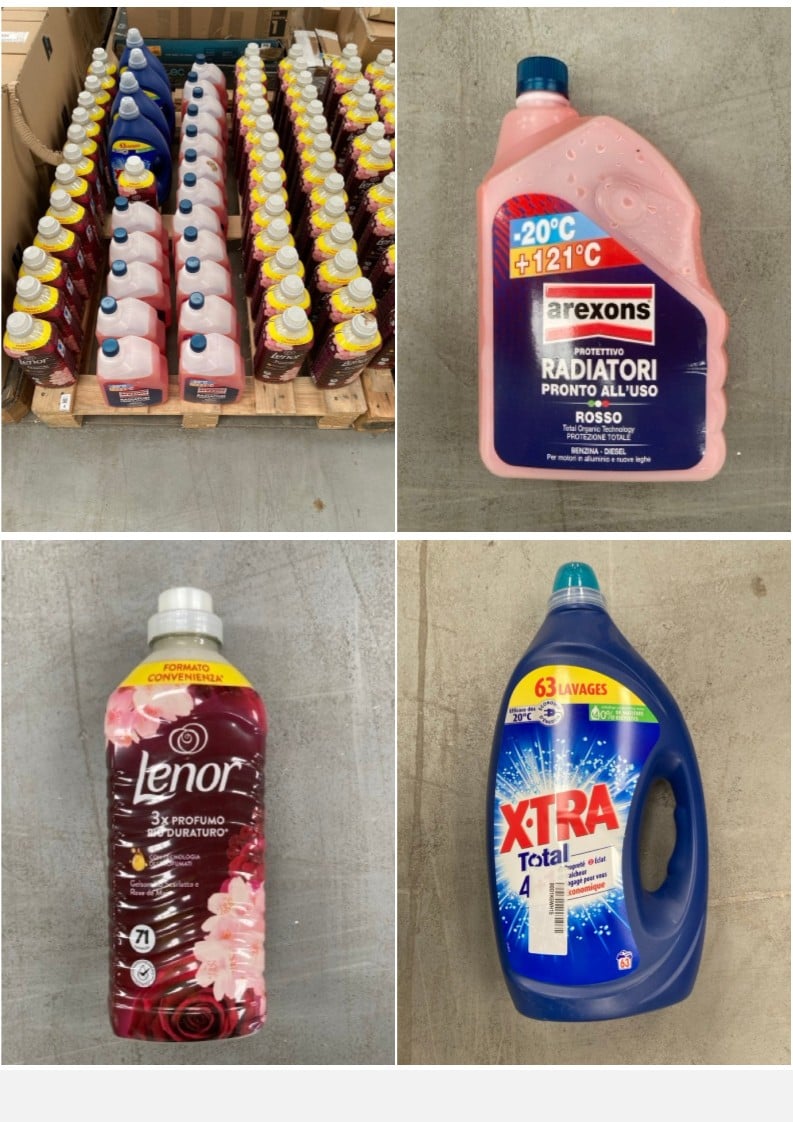 PALLET OF ASSORTED ITEMS, INCLUDING LENOR DETERGEN