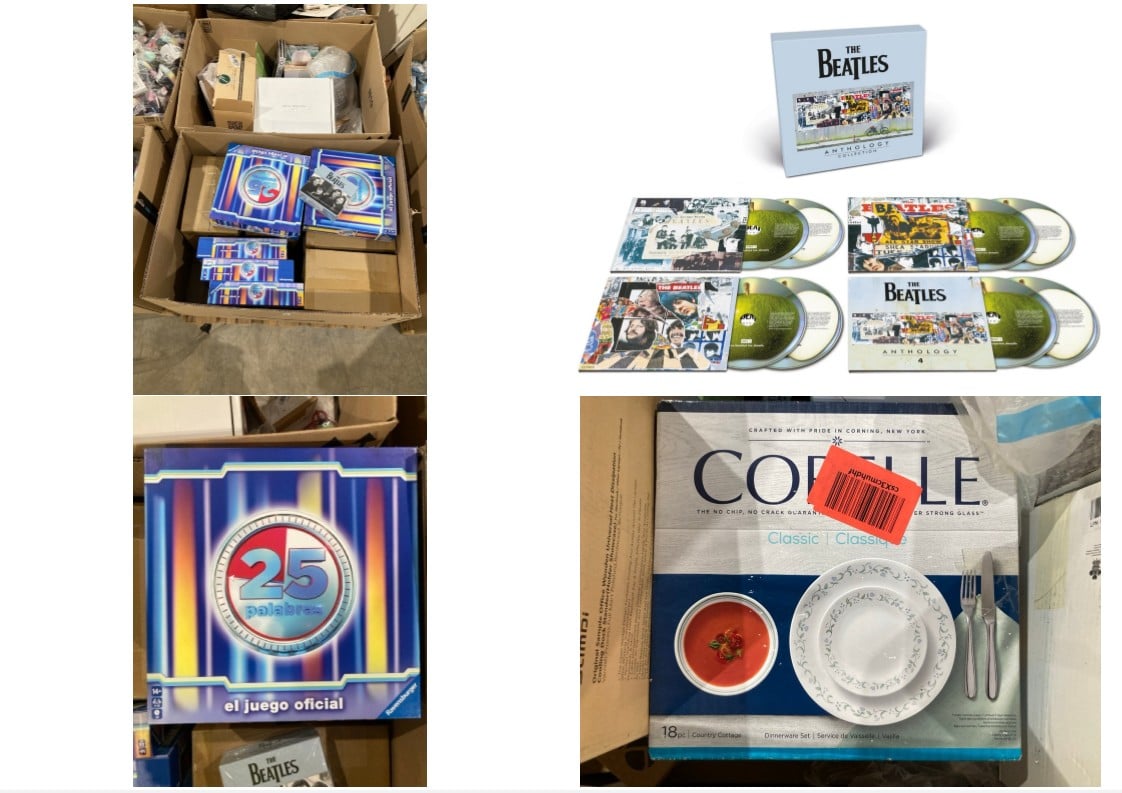 A MIXED ASSORTMENT OF ITEMS, INCLUDING THE BEATLES