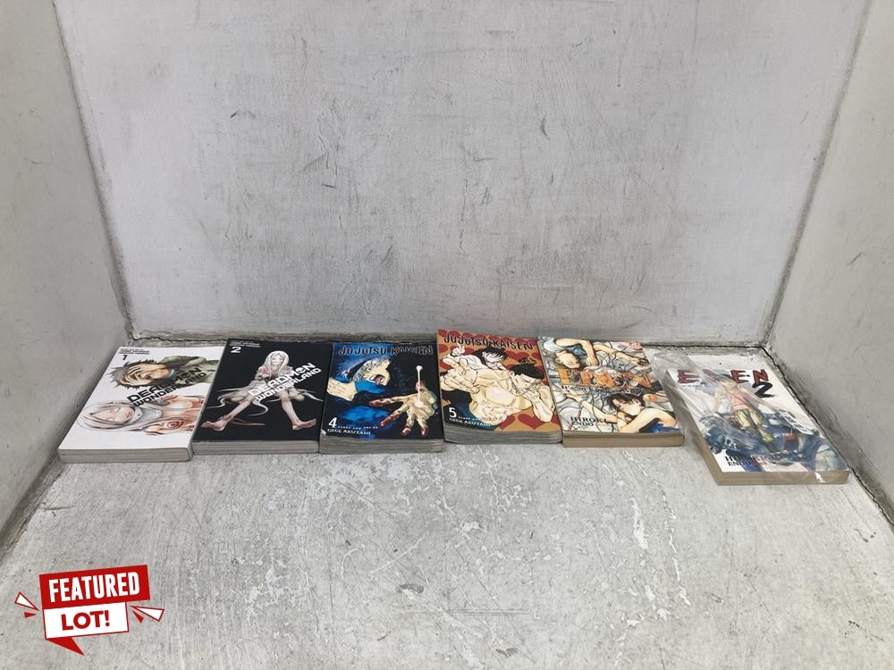 6 X ASSORTED BOOKS TO INCLUDE DEADMAN WONDERLAND B
