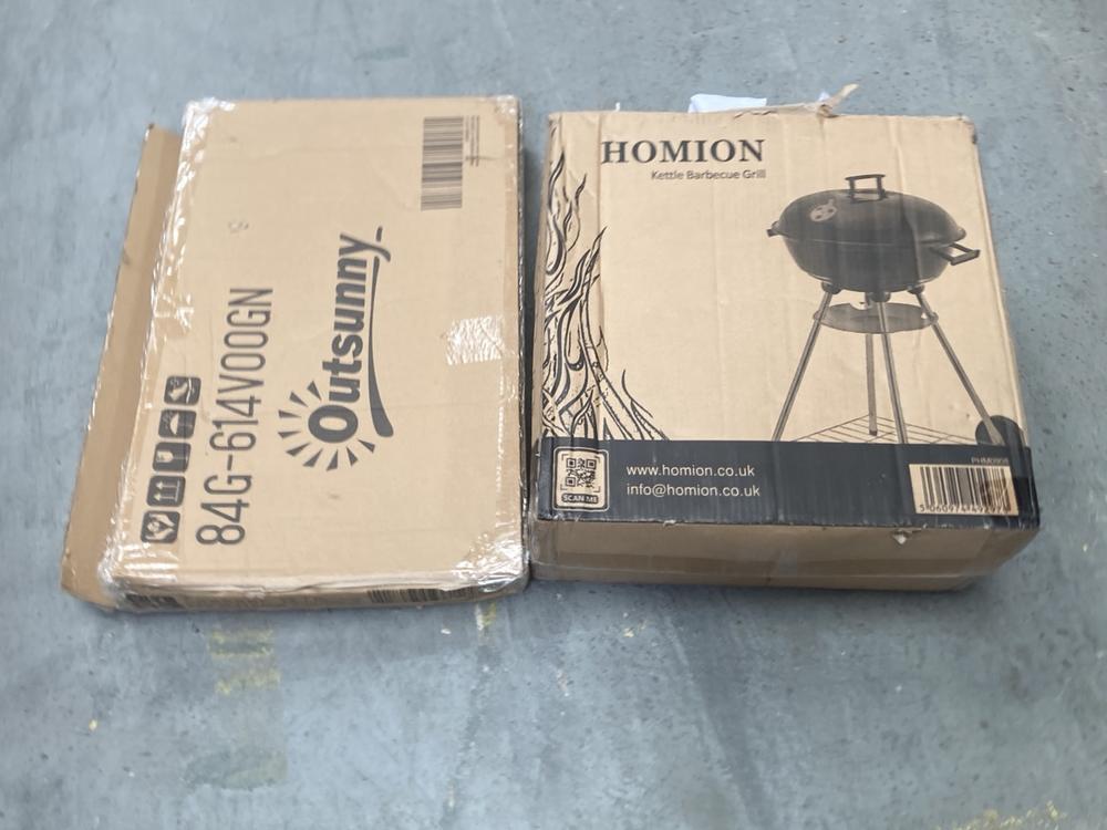 2 X ASSORTED ITEMS TO INCLUDE HOMION BBQ GRILL IN 