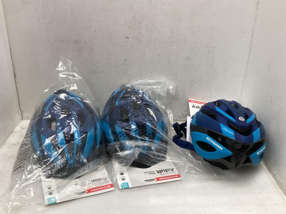 3 X ASSORTED HELMETS TO INCLUDE SCHWINN THRASHER A