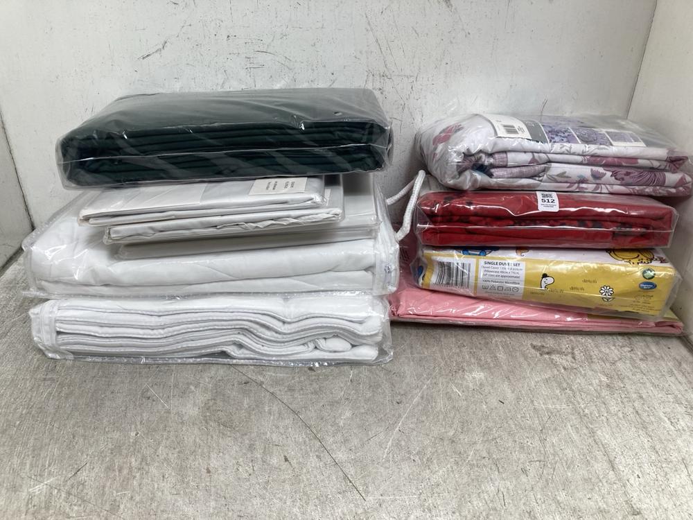 11 X ASSORTED BEDDING ITEMS TO INCLUDE FOREST SING