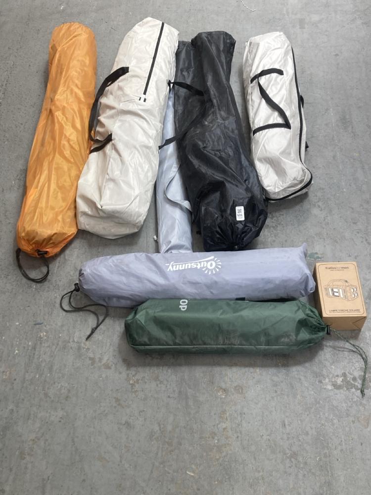 8 X ASSORTED CAMPING ITEMS TO INCLUDE ATLAS FOR ME