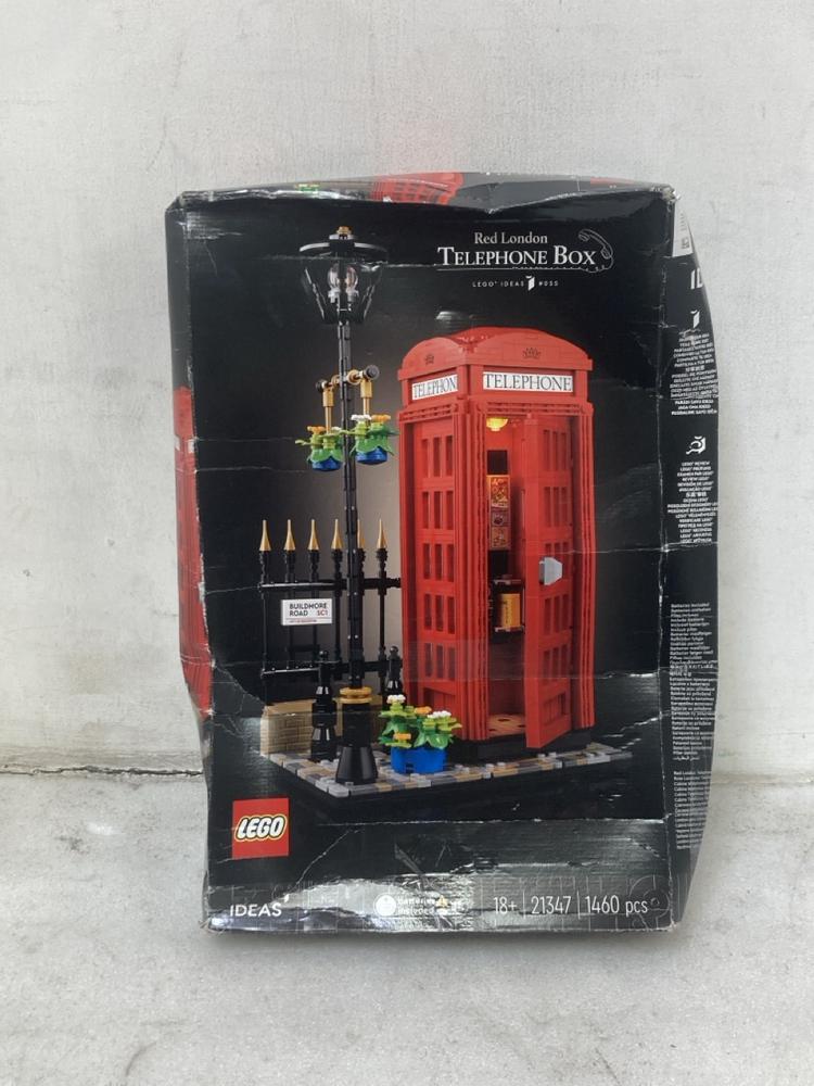 LEGO REAL LONDON TELEPHONE BOX - ITEM NO. 21347 - 