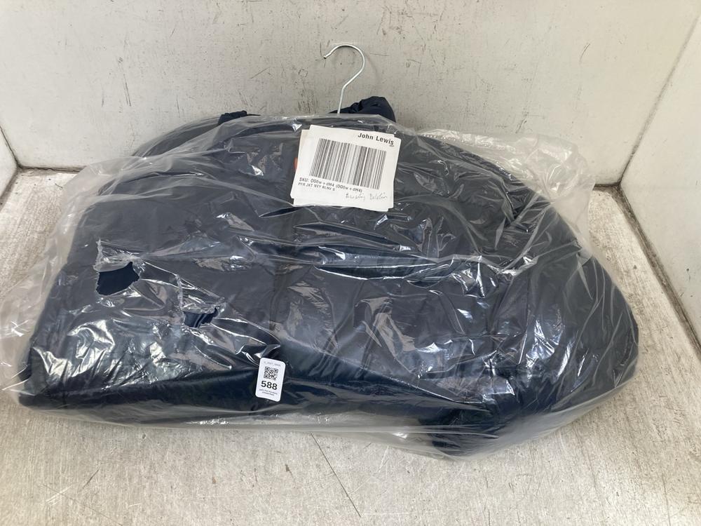JOHN LEWIS PUFFER JACKET IN NAVY SIZE UK S