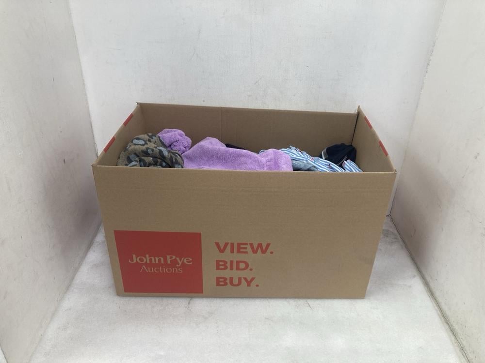 BOX OF ASSORTED KIDS CLOTHES TO INCLUDE ONE PIECE 