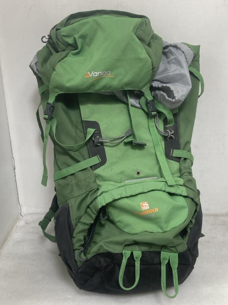 VANGO CONTOUR 60+10 TRAVEL BACKPACK IN GREEN