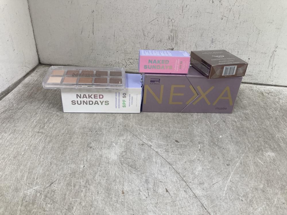5 X ASSORTED BEAUTY ITEMS TO INCLUDE NUDES EYE SHA