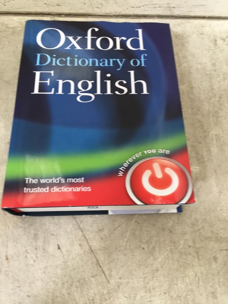 OXFORD DICTIONARY OF ENGLISH