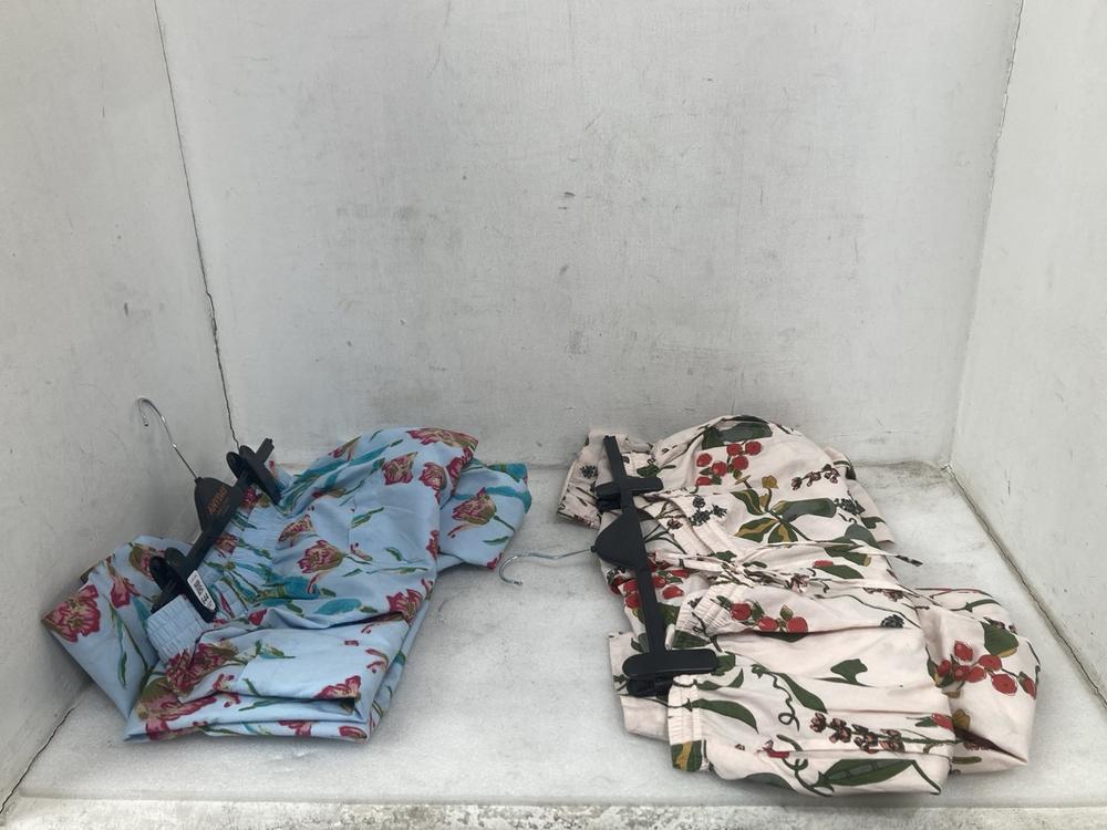 THEIR NIBS TROUSERS IN FLORAL BLUE SIZE UK S TO IN