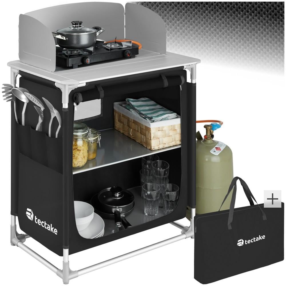 TECTAKE CAMPING KITCHEN ROYAL EASY UP LARGE CAMPIN