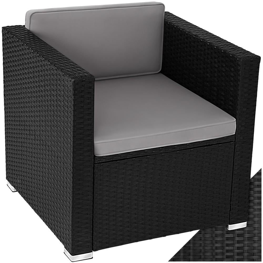 TECTAKE RATTAN GARDEN ARMCHAIR LIGNANO - UV-RESIST