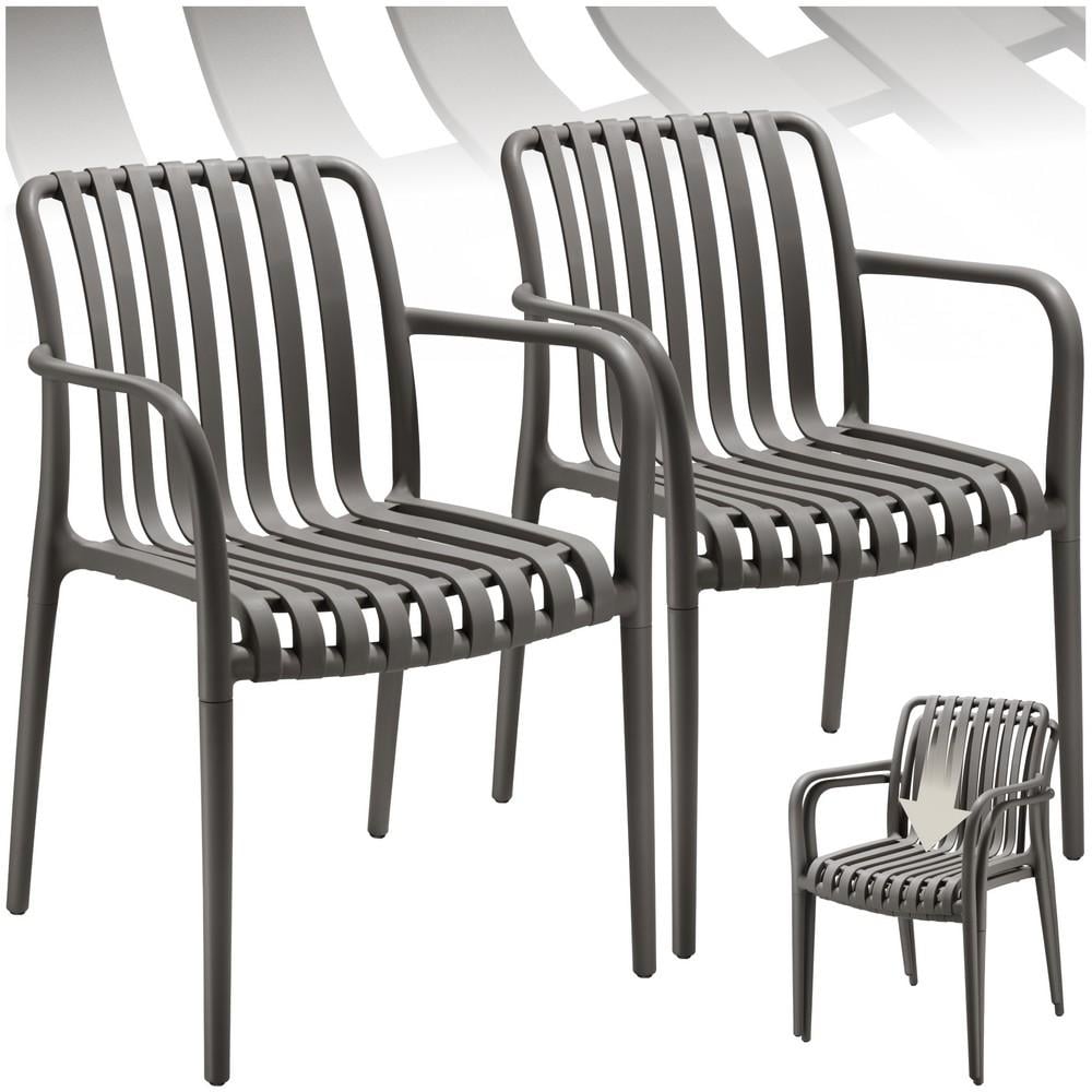 TECTAKE GARDEN CHAIRS ALCUDIA - WEATHER-RESISTANT,