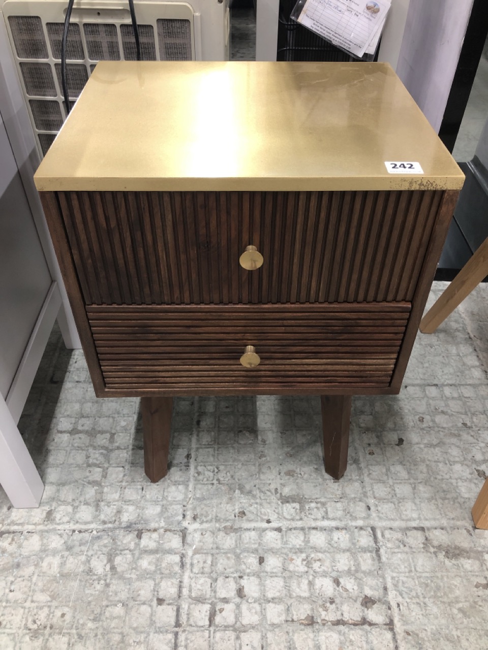 John Pye Auctions JOHN LEWIS PADMA 2DRAWER BEDSIDE TABLE (COLLECTION