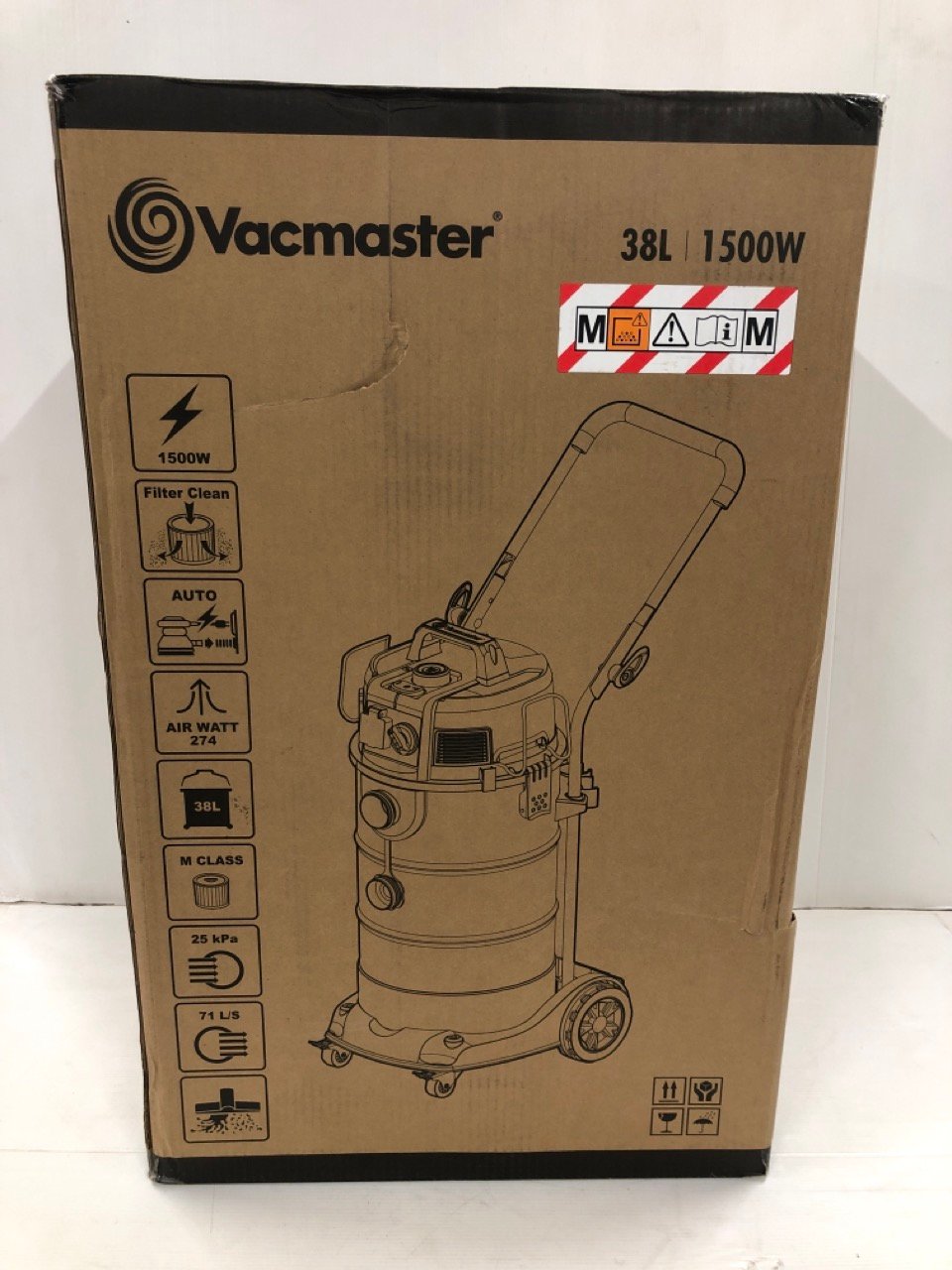 John Pye Auctions VACMASTER 38L COMMERCIAL VACUUM CLEANER B26